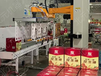 箱装物料三箱码垛，速度更快