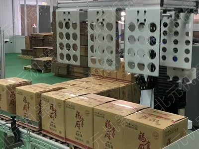 箱装物料堆垛 自动堆垛机械手码垛